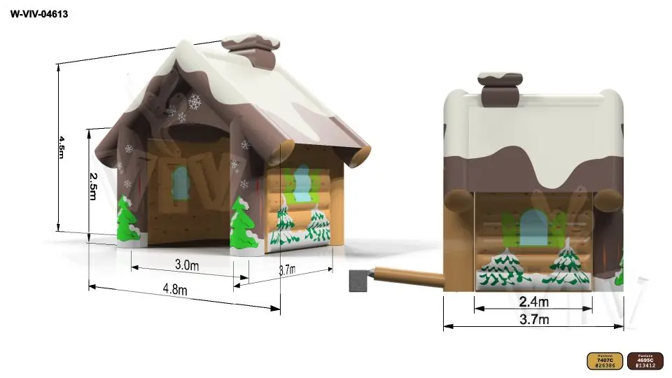 Tent Winter commercial promotional inflatable tent