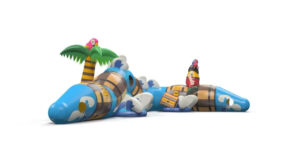 Tunnel Barrels - Collection Pirate commercial inflatable tunnel