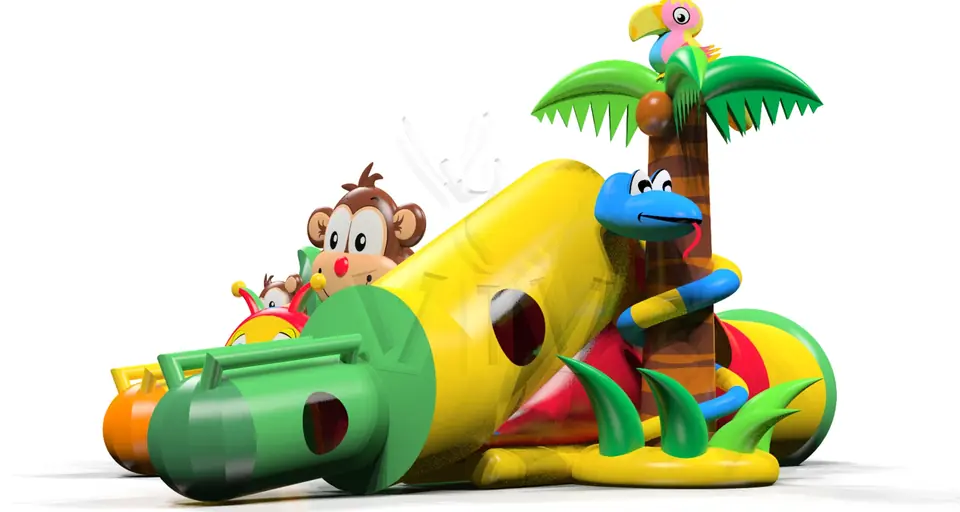 Tunnel Miki Jungle de Luxe commercial inflatable tunnel