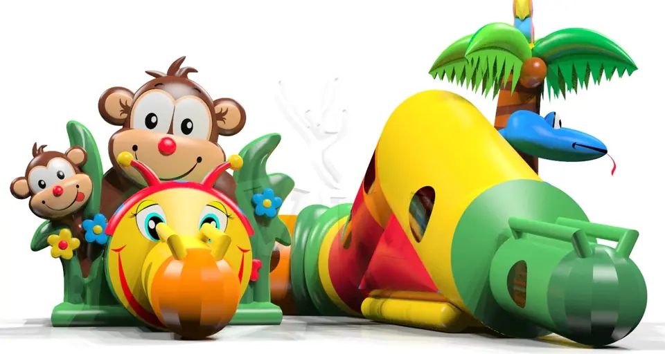 Tunnel Miki Jungle de Luxe commercial inflatable tunnel
