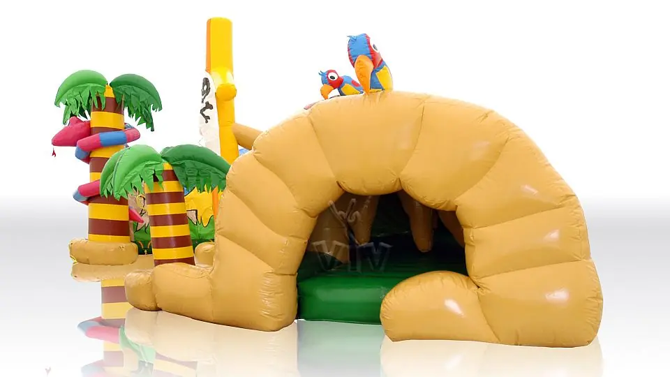 Tunnel Pirate Cave with snake commercial inflatable tunnel