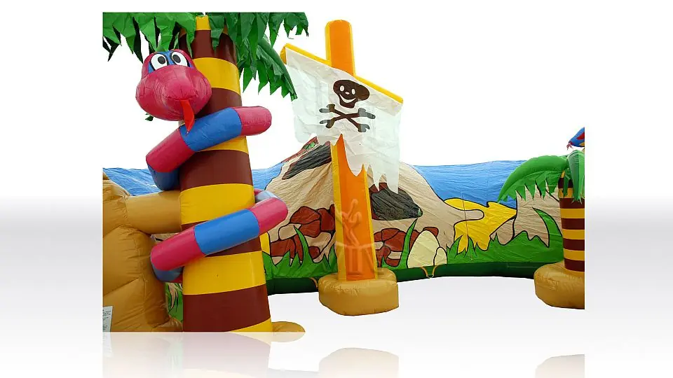 Tunnel Pirate Cave with snake commercial inflatable tunnel