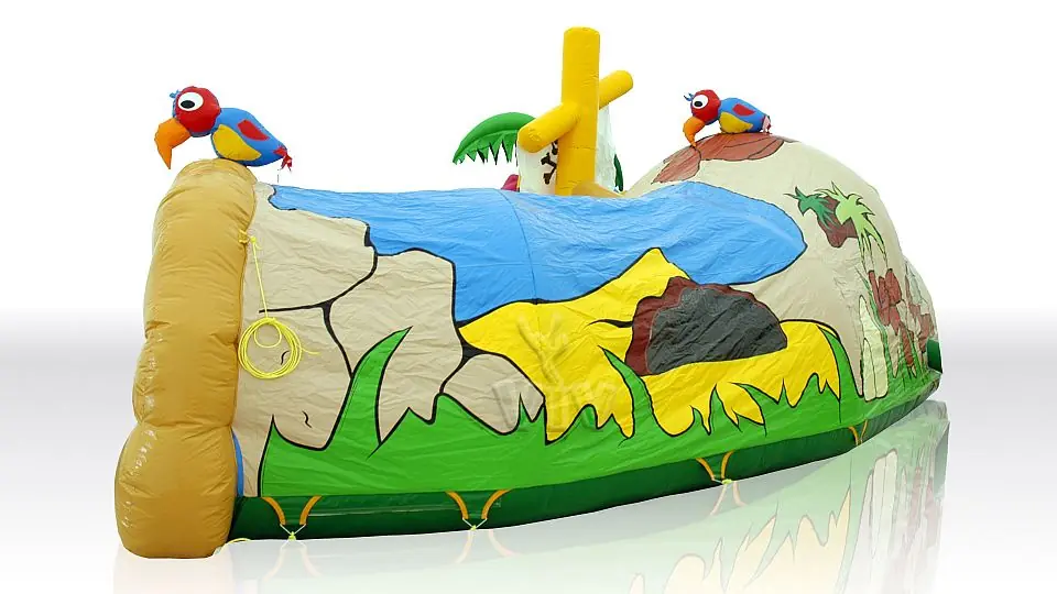 Tunnel Pirate Cave with snake commercial inflatable tunnel