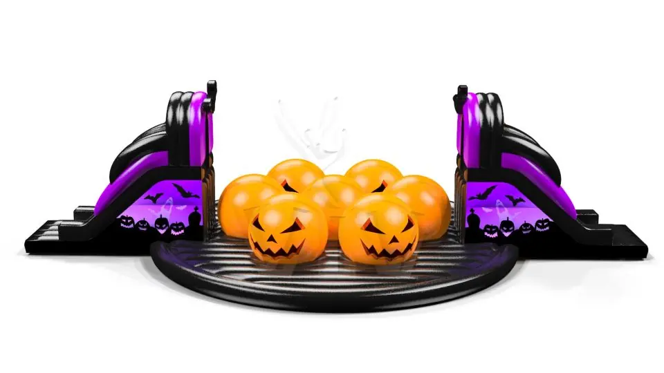 Obstacle course Wipe-Out - Collection Happy Halloween commercial inflatable wipe-out attraction