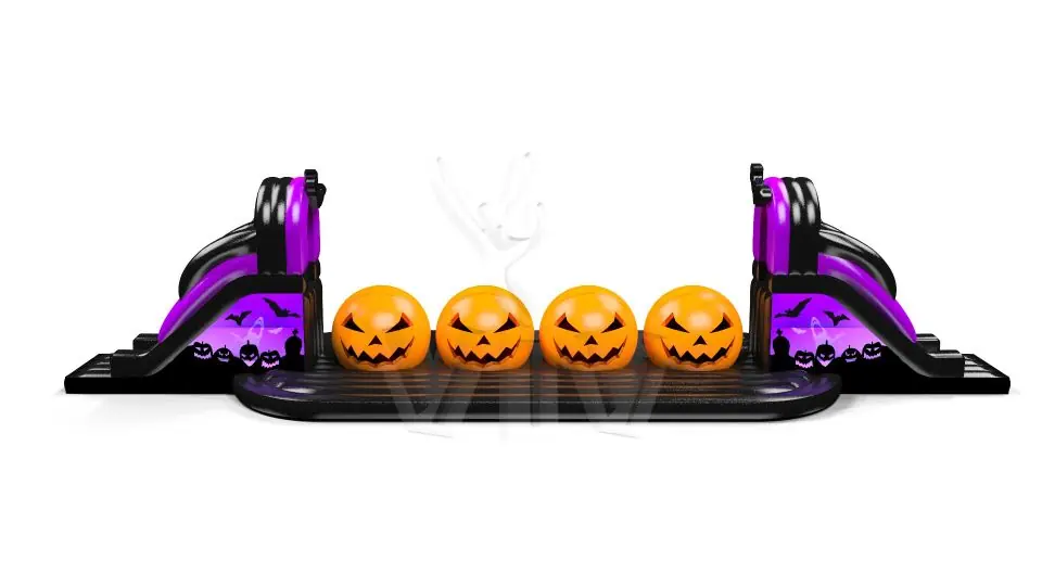 Obstacle course Wipe-Out - Collection Happy Halloween commercial inflatable wipe-out attraction