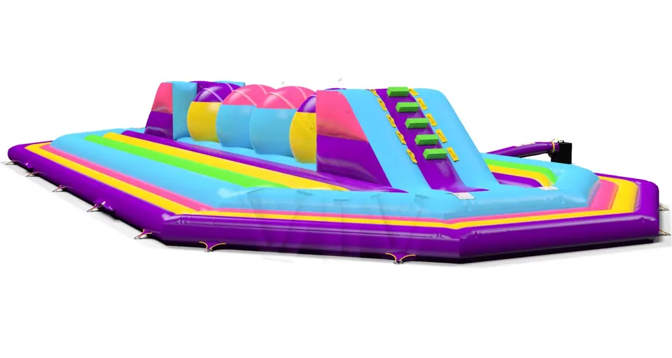 Wipe-Out commercial inflatable wipe-out attraction