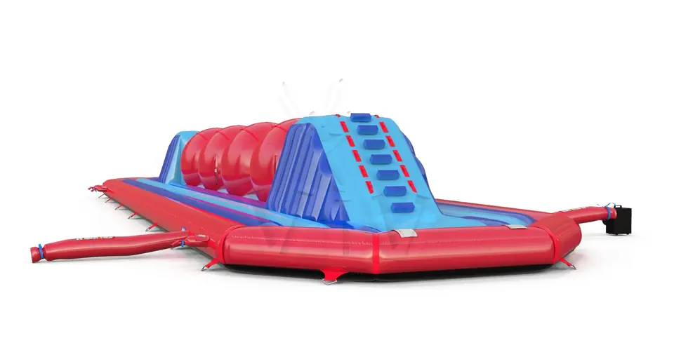 Wipe out commercial inflatable wipe-out attraction