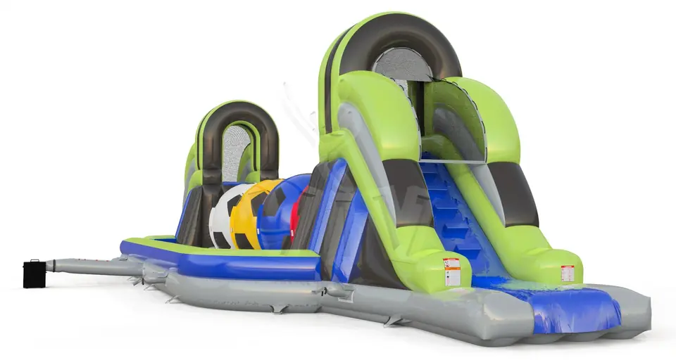 Wipe Out commercial inflatable wipe-out attraction