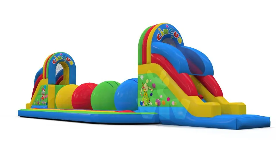 Wipe-Out Circus - Collection Circus commercial inflatable wipe-out attraction