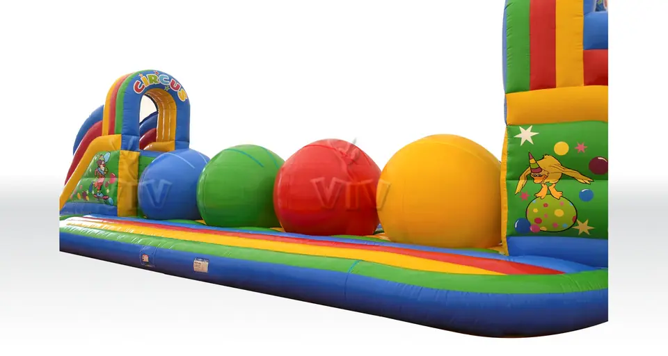 Wipe-Out Circus - Collection Circus commercial inflatable wipe-out attraction