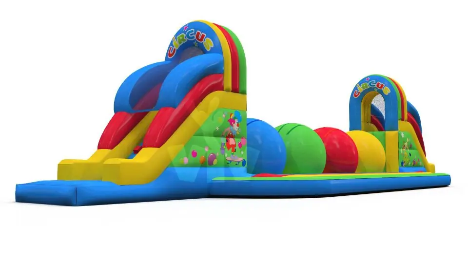Wipe-Out Circus - Collection Circus commercial inflatable wipe-out attraction