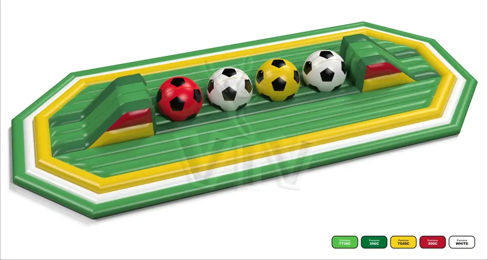 Wipe-Out Football commercial inflatable wipe-out attraction