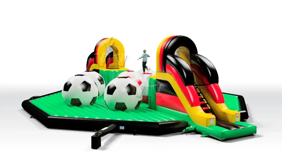 Wipe-Out Football commercial inflatable wipe-out attraction