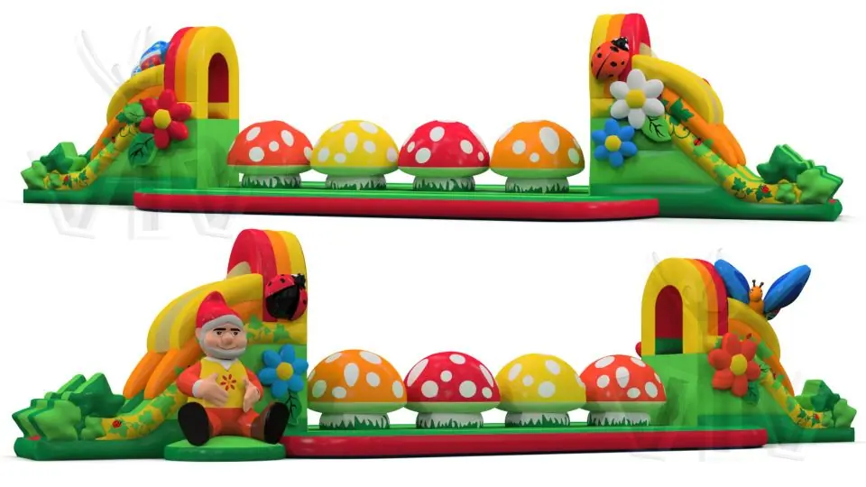 Wipe-out Gnomes - Collection Gnomes commercial inflatable wipe-out attraction