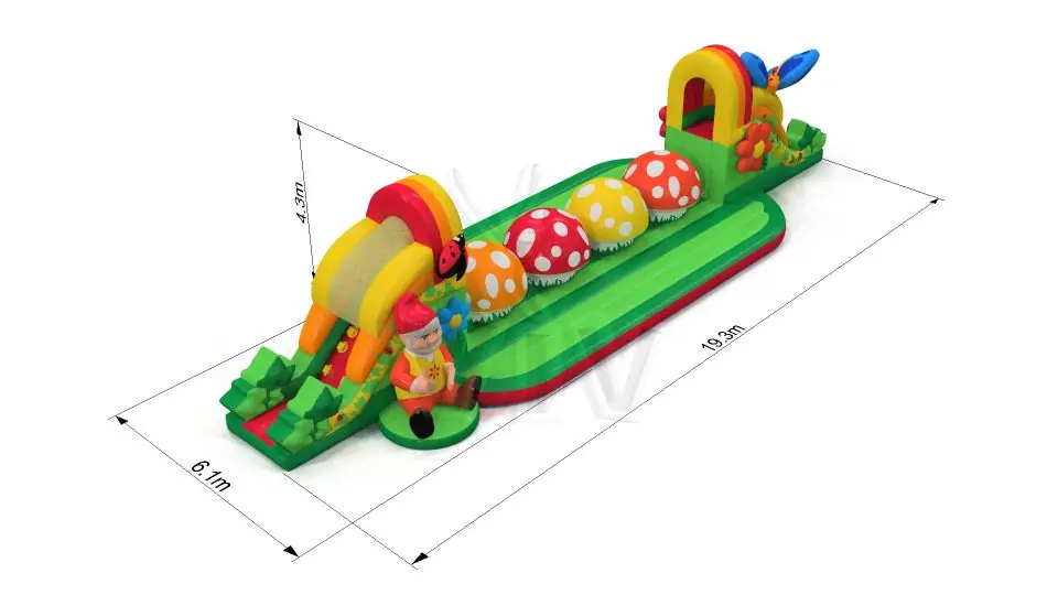 Wipe-out Gnomes - Collection Gnomes commercial inflatable wipe-out attraction