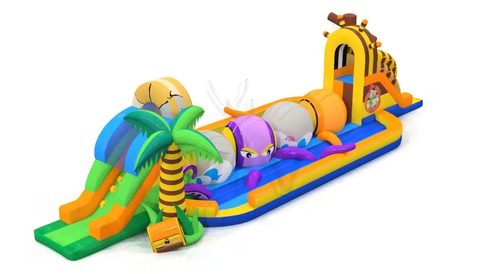 Wipe-Out Pirate - Collection Pirate commercial inflatable wipe-out attraction