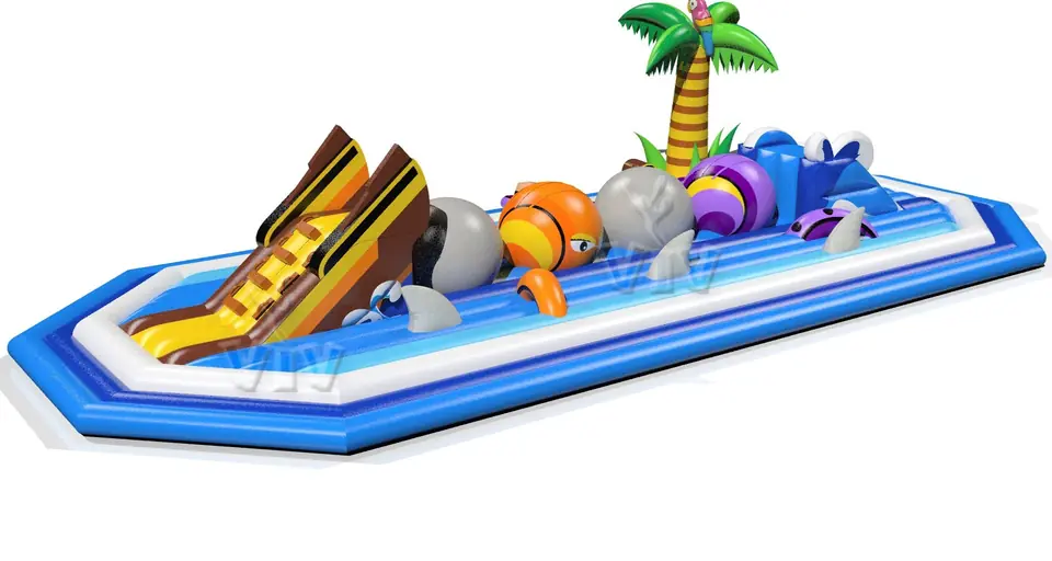 Wipe-Out Pirate M - Collection Pirate commercial inflatable wipe-out attraction