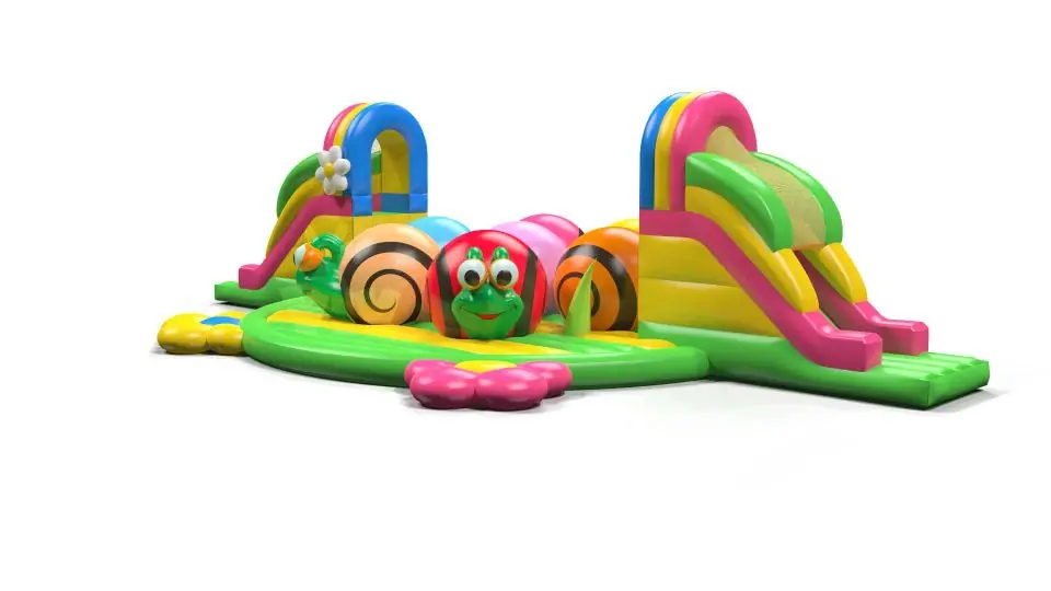 Wipe-Out Snails - Collection Big Bugs commercial inflatable wipe-out attraction