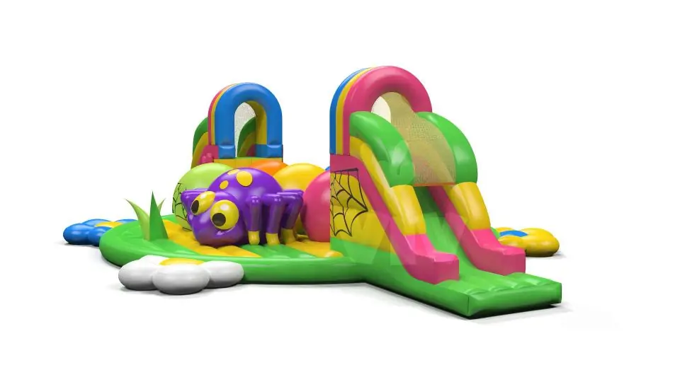 Wipe-Out Spiders - Collection Big Bugs commercial inflatable wipe-out attraction
