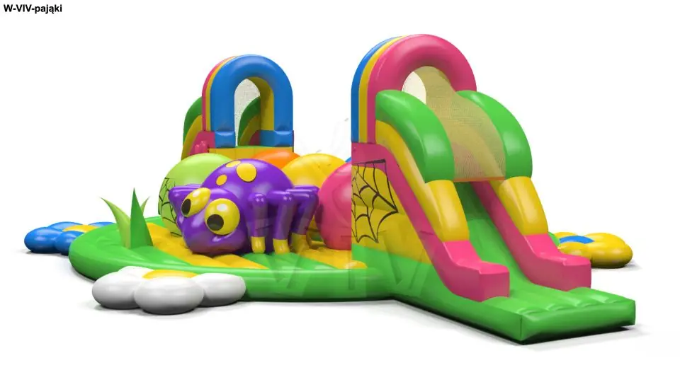 Wipe-Out Spiders - Collection Big Bugs commercial inflatable wipe-out attraction