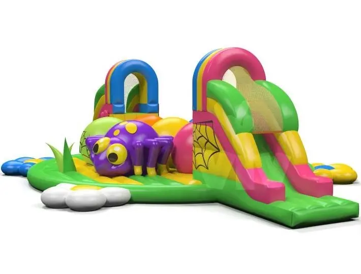 Wipe-Out Spiders - Collection Big Bugs commercial inflatable wipe-out attraction