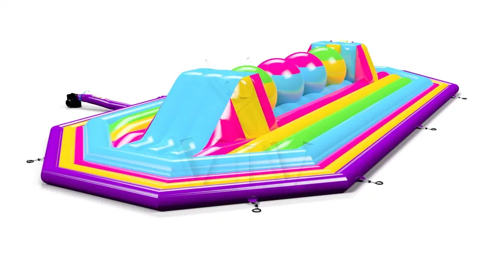 Wipe Out Startup L commercial inflatable wipe-out attraction