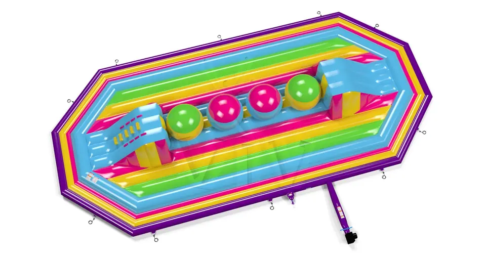 Wipe Out Startup L commercial inflatable wipe-out attraction