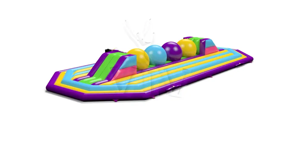 Wipe-Out Startup M - Medium commercial inflatable wipe-out attraction