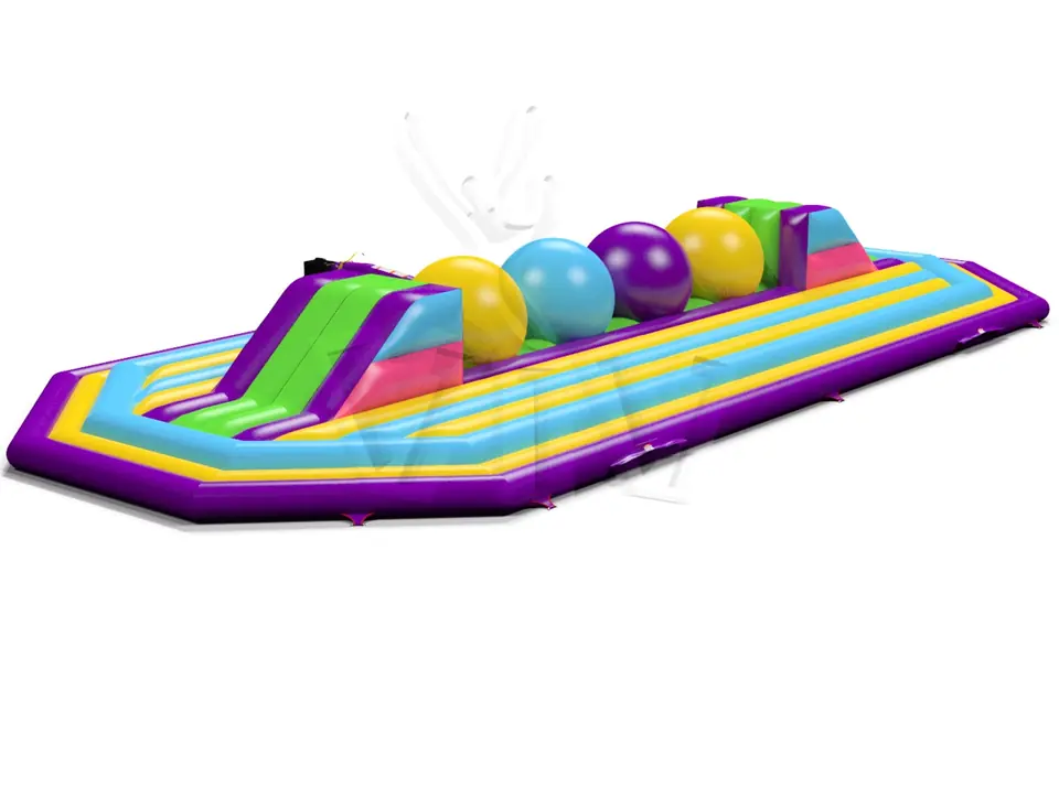 Wipe-Out Startup M - Medium commercial inflatable wipe-out attraction