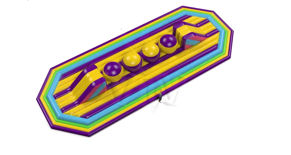 Wipe-Out Startup XL - Extra Large commercial inflatable wipe-out attraction
