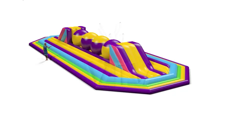 Wipe-Out Startup XL - Extra Large commercial inflatable wipe-out attraction