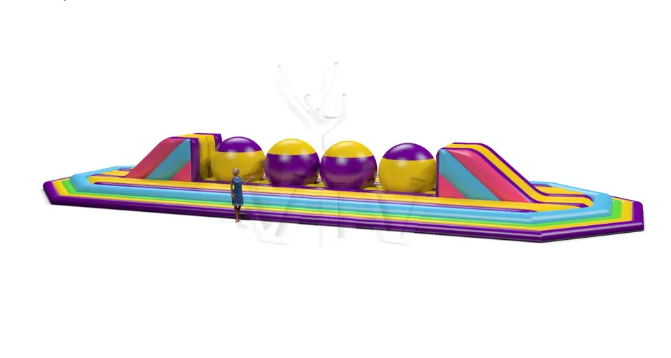 Wipe-Out Startup XL - Extra Large commercial inflatable wipe-out attraction