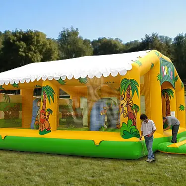 Active playground with roof specials inflatable product photo