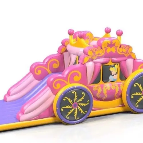 Active Center Carriage with Slide - Pink Collection commercial inflatable active center