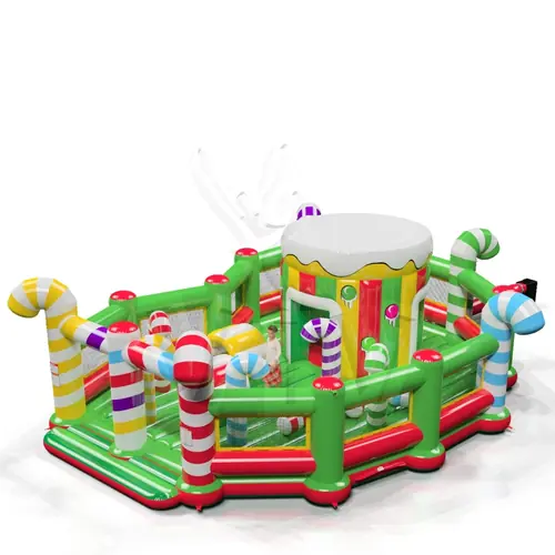 Active Center Christmas Elves - Collection Winter commercial inflatable active center