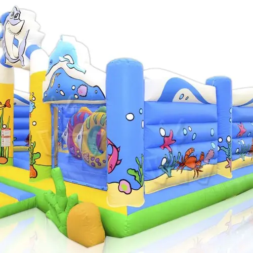 Active Center Oceanic with wall commercial inflatable active center
