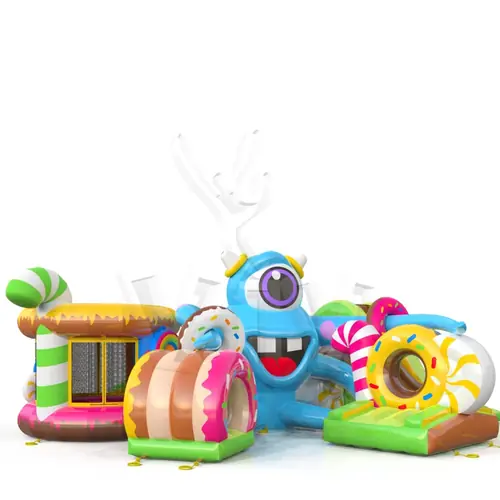 Active Playground Monster commercial inflatable action game