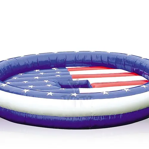Air cushion for Rodeo Flag USA v.2 commercial mechanical rodeo attraction