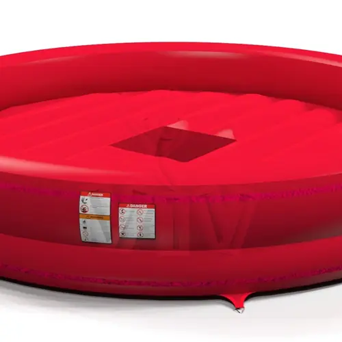 Air cushion for Rodeo, red 5m with sponges commercial mechanical rodeo attraction