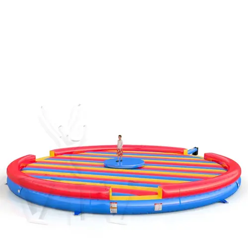 Air cushion for spinning whell commercial mechanical rodeo attraction