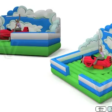 Aircushion for Rodeo Airplane 5.7 x 5.2 x 3.6 m commercial custom inflatable