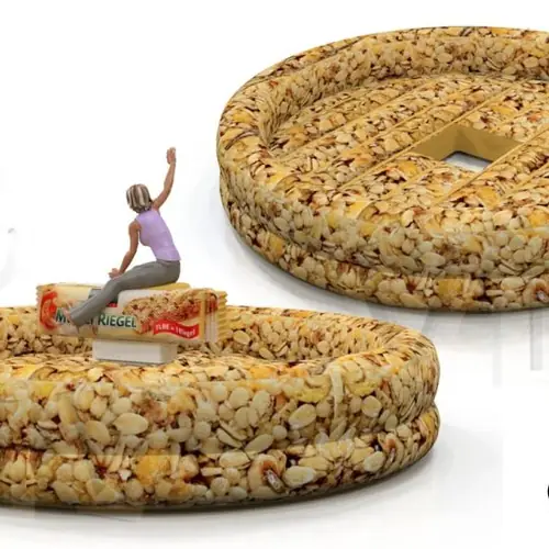Aircushion for Rodeo Musli Riegel digital - 5 m commercial custom inflatable