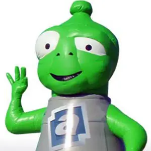 Alien 5 m commercial branded inflatable