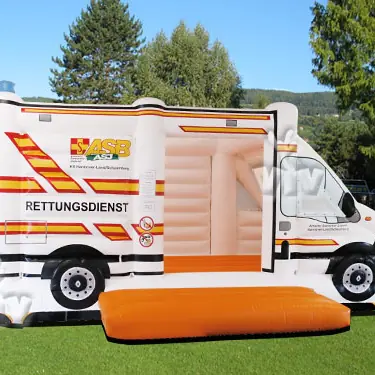 Ambulance open-top inflatable bounce
