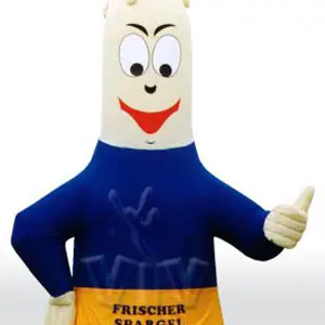 Asparagus 7.5 m commercial custom inflatable