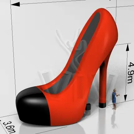 Attrappe Shoe commercial custom inflatable