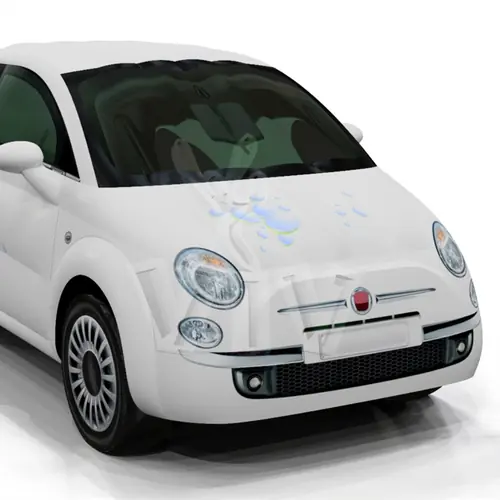 Auto Fiat 500 8.1 x 4.2 x 3.5 m commercial custom inflatable