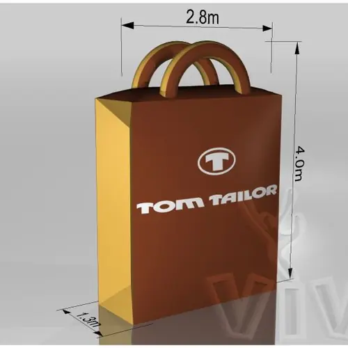 Bag with double-sided printing commercial custom inflatable
