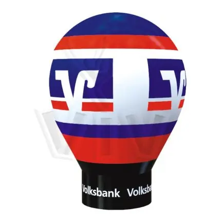 Balloon with gondola without narrowing 4.4 x 4.4 x 6 m commercial promotional inflatable balloon