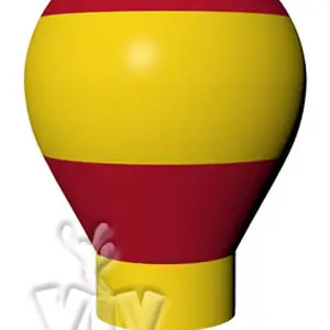 Balloon with gondola without narrowing 7 m commercial promotional inflatable balloon